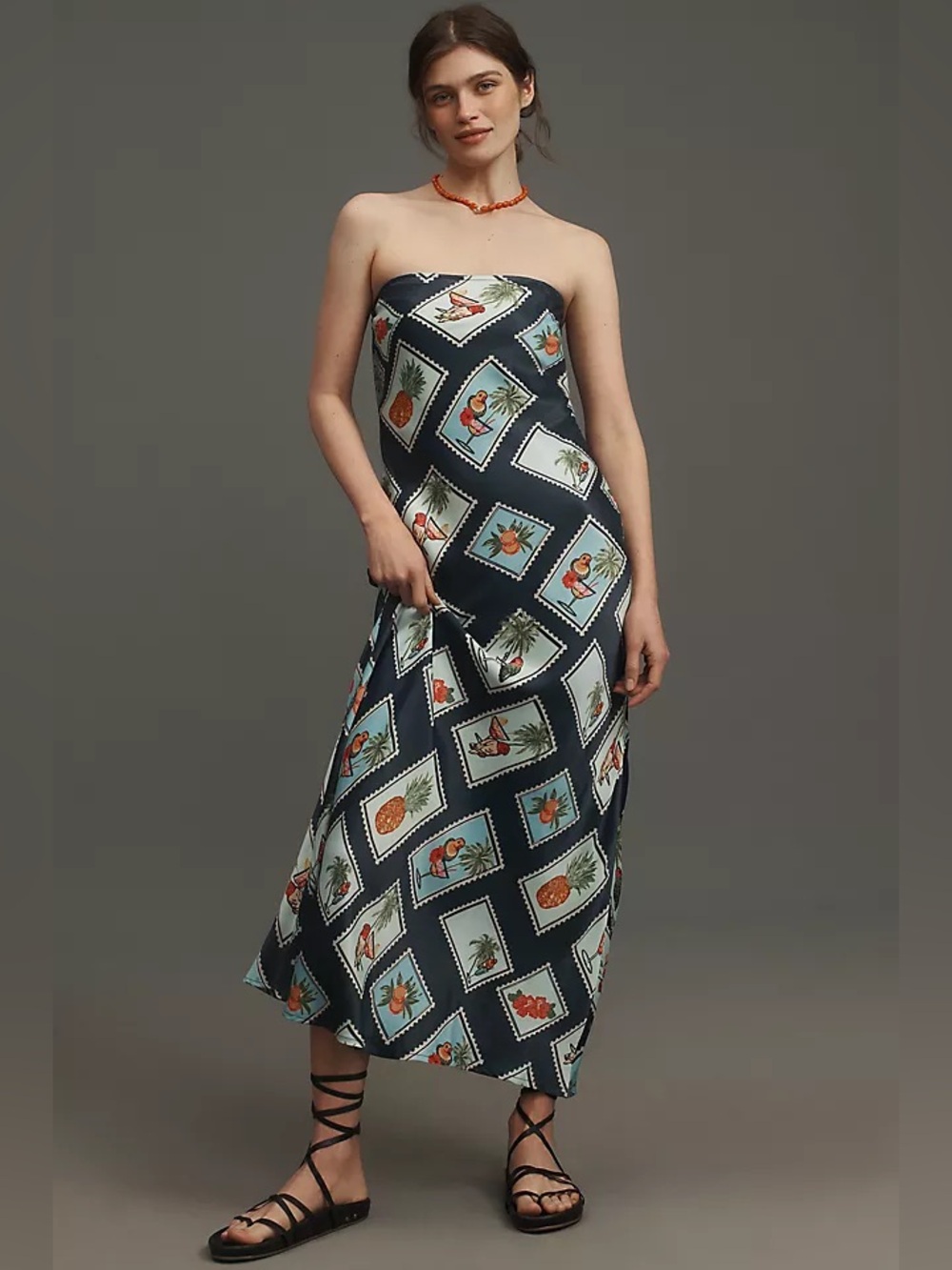 Anthropologie Conditions Apply Chloe Maxi Slip Dress size XXS